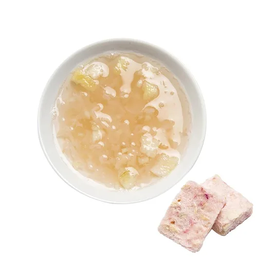 Vista 3 de Zercumm Tremella liofilizada, una especie de hongo blanco semitransparente rojo dátiles Wolfberries Soup Instant 8 G/bolsa * 20 bolsas