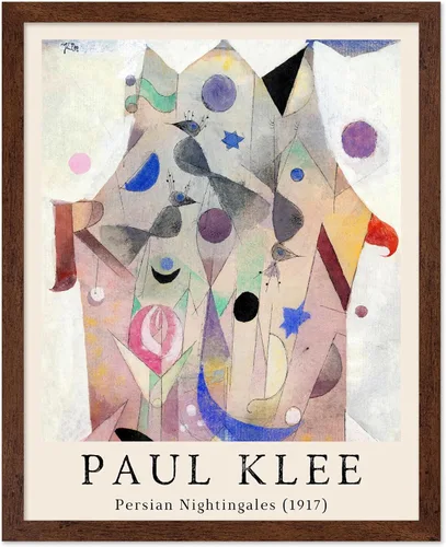 Vista 48 de Poster Master Póster vintage de Paul Klee – Impresión retro de cómicos – Arte de dibujo – Arte abstracto – Regalo para hombres y mujeres – Estilo-09