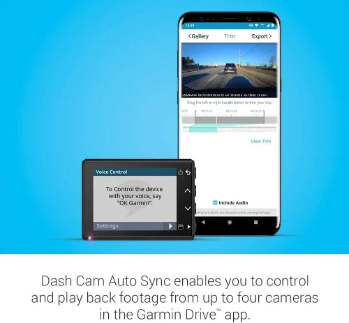 Vista 4 de Garmin - Dash Cam 66W (renovada)