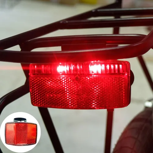 Vista 5 de Kit de 2 reflectores traseros de bicicleta, manillar de bicicleta impermeable y tija de sillín reflectante para seguridad vial Waterproof, Bicycle