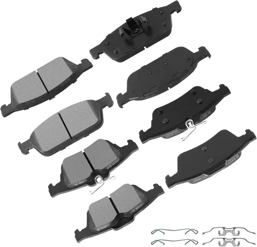 Vista 25 de cciyu - Juego de pastillas de freno de cerámica profesionales delanteras - Para Geo Prizm (1993-1997), Toyota Camry (1992-2001), Celica (1994-1997)