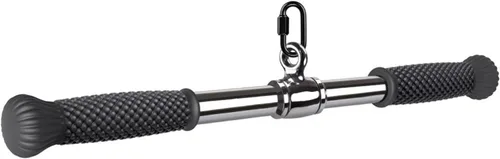 Vista 17 de SELEWARE Accesorios de máquinas de cable de barra recta giratoria para gimnasio, barra de tracción barra de presión con mango de goma