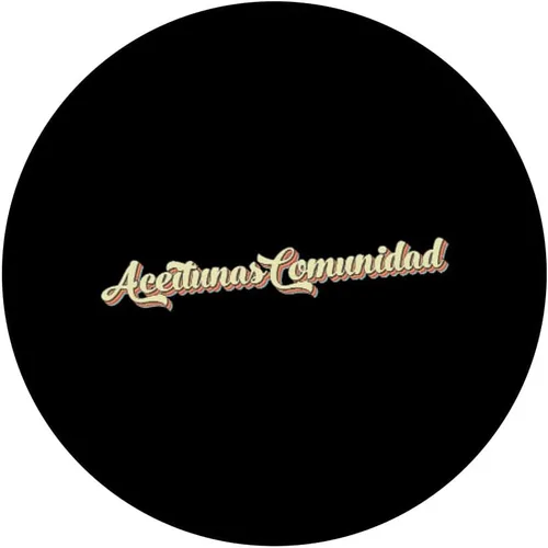 Vista 3 de Aceitunas Comunidad TShirt Retro Art Baseball Font Vintage PopSockets Swappable PopGrip