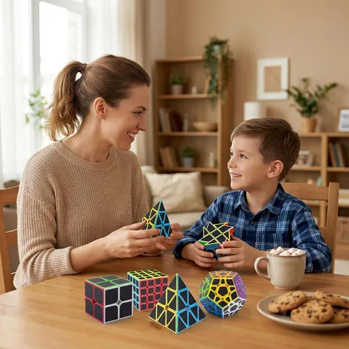 Vista 5 de Speed Cube - Juego de cubos de rompecabezas para niños y adultos