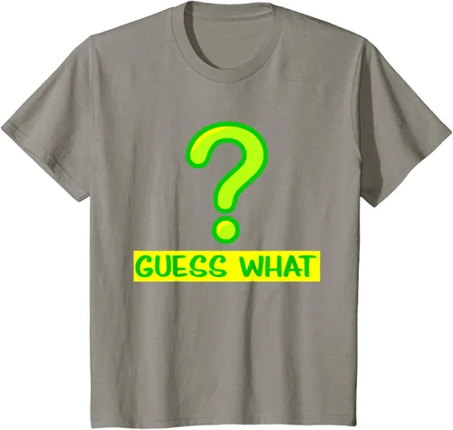 Vista 23 de Question Mark playera Guess What playera, hombre XL, Púrpura