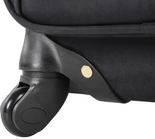 Vista 5 de Steve Madden Designer Luggage Collection - Maleta ligera y expandible para hombres y mujeres, bolsa de transporte duradera de 20 pulgadas con ruedas
