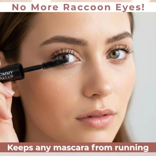 Vista 6 de Mommy Makeup - Capa superior impermeabilizante para máscara de pestañas y cejas Sweat-proof, Tear-proof, Waterproof, Smudge-proof Clear Mascara