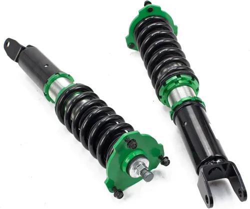 Vista 5 de R9-HS2-056_1 compatible con Toyota Supra (JZA) 1993-98 Hyper-Street II Kit de coilover con ajuste de fuerza de amortiguación de 32 vías por Rev9