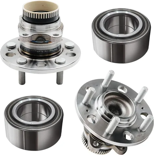 Vista 91 de Detroit Axle - Kit de suspensión delantera 4WD para Nissan Frontier Pathfinder Xterra, 2 cubos de rodamientos de ruedas, 2 brazos de control