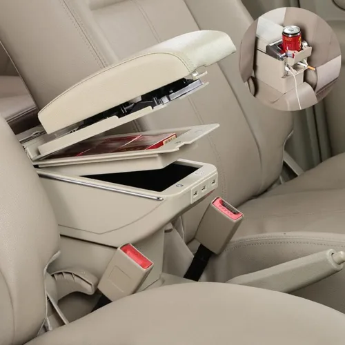 Vista 5 de Reposabrazos de consola central de automóvil compatible con Chevrolet Trax/Holden Trax/Chevrolet Tracker 2013~2014 2015 2016 2017 2018 2019 2020