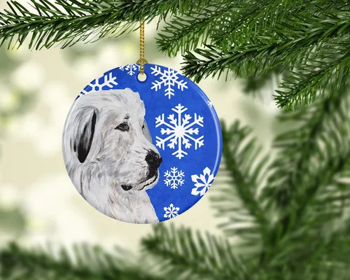 Vista 74 de Caroline's Treasures Cavalier Spaniel - Adorno de cerámica para colgar en el árbol de Navidad, para el hogar, Navidad, fiestas, regalo, 3 pulgadas