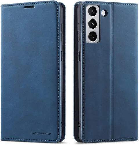 Vista 15 de QLTYPRI Funda tipo cartera para Samsung Galaxy S20 FE, 3 tarjeteros, color verde Funda de piel sintética de alta calidad, cierre magnético