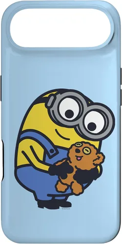 Vista 26 de iPhone 13 Despicable Me Minions Bob Holding Teddy Bear Case