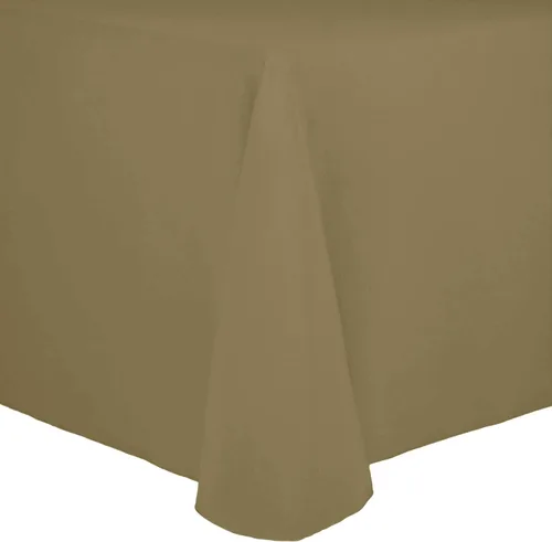 Vista 25 de Ultimate Textile Cotton-Feel - Mantel ovalado de poliéster hilado resistente a las manchas y a las arrugas, lavable a máquina, color berenjena, 1