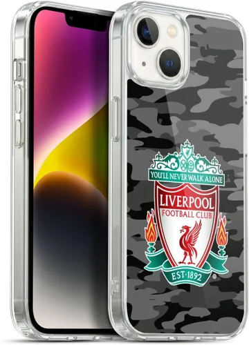 Vista 36 de Head Case Designs Funda de gel con licencia oficial del Liverpool Football Club Away Colourways Crest Camou [protección de grado militar] compatible