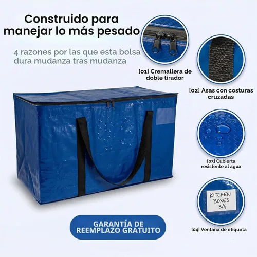 Vista 3 de ClearSpace Bolsas de mudanza resistentes o contenedores de almacenamiento