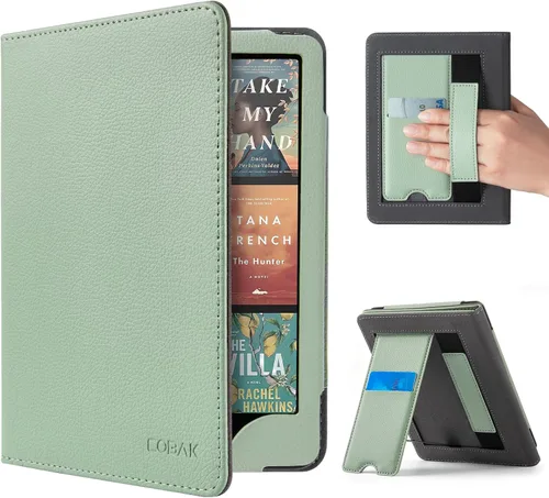 Vista 16 de CoBak - Funda con soporte para lector de libros electrónicos de 6.8 pulgadas - Funda con función de encendido y apagado automático, ranura