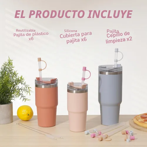 Vista 6 de Jetstop - Pajita con tapa para Stanley Quencher H2.0 vaso de 14 a 40 onzas, 6