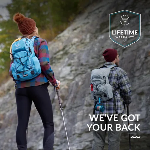 Vista 6 de Mochila de Hidratación Water Buffalo - Mochila de Senderismo Sherpa 22L con Vejiga de Agua - Mochila de Agua para Senderismo con Cremalleras