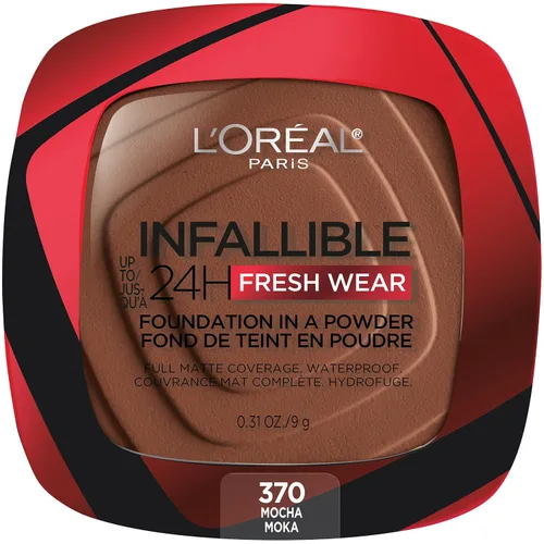 Vista 23 de L'Oréal Paris Infallible - Base de maquillaje en polvo, 24 horas de uso, impermeable, ámbar profundo, paquete de 3