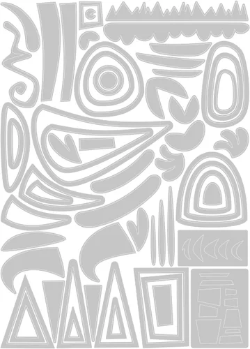 Vista 2 de Sizzix Thinlits 666523 - Juego de troqueles de metal para álbumes de recortes, grabados en relieve, diario, 5