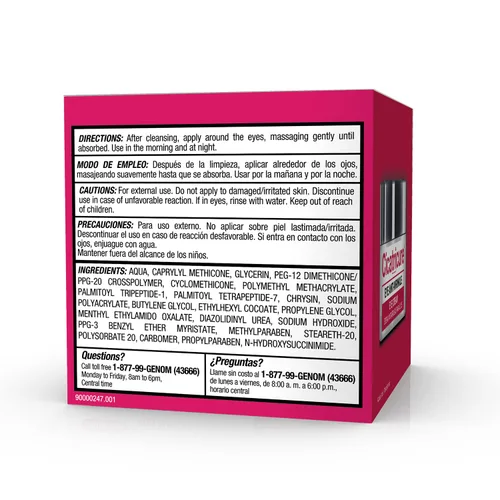 Vista 8 de Cicatricure Blur & Filler Tratamiento antiarrugas para ojos, 0.5 onzas Cooling cream-gel, formulated with peptide complex, reduces under-eye bags