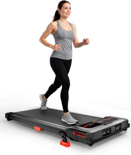 Vista 5 de Walking Pad, Treadmill with Incline, 10% Under Desk Treadmill, EAGLOG 2.5HP Portable Treadmills for Home Small Women, Running Machine with Remote