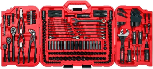 Vista 10 de STARWORK TRUE MECHANIC - Juego de herramientas mecánicas y juego de llaves de vaso de 306 piezas, kit de herramientas integral, juego
