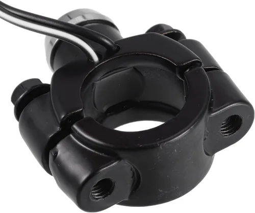 Vista 6 de X AUTOHAUX Botón de interruptor de arranque de bocina de control de manillar de motocicleta de 7/8 "con conectores aleación de aluminio negro