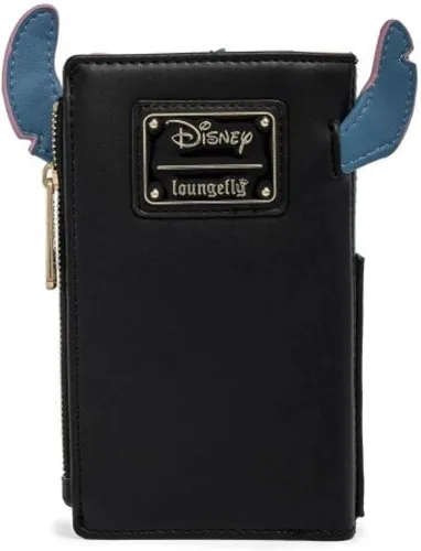 Vista 4 de Loungefly Disney Vampire Stitch Bowtie Wallet