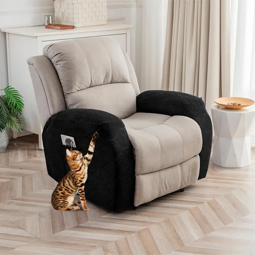 Vista 34 de Funda para Silla Reclinable 100% Impermeable, 1 Pieza Fundas Elásticas para Sofá Reclinable Lavables para Silla Reclinable para Mascotas, Perros
