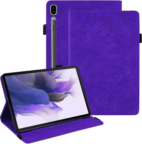 Vista 8 de Dteck Funda inteligente de cuero para Samsung Galaxy Tab S8 Ultra de 14.6 pulgadas 2022, azul con bolsillo frontal, soporte de múltiples ángulos