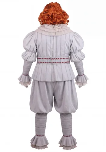 Vista 2 de Disfraz Plus Size 2017 IT Pennywise para Hombre Multicolor