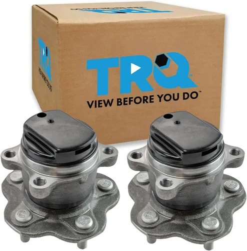 Vista 193 de Conjunto de rodamiento de rueda delantera de 2 piezas y buje TRQ Compatible con Pontiac Solstice 2006-2009 Saturn Sky 2007-2010
