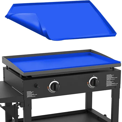 Vista 9 de 22" Alfombrilla de silicona para parrilla Blackstone de 22 pulgadas, cubierta de parrilla de silicona resistente de grado alimenticio, proteja su