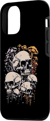 Vista 2 de iPhone 15 Shrooming Skull Fungi Mycology Hunter - Mushrooming Mushroom Case