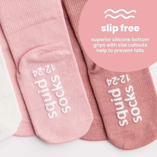Vista 71 de squid socks Calcetines de viscosa de bambú 0-6M, 6-12M, 12-24M y 2T-3T Calcetines que se mantienen puestos