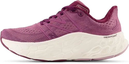 Vista 20 de New Balance Fresh Foam X More V4 - Tenis para correr para hombre Aluminio Gris/Neón Libélula/Caléndula Caliente