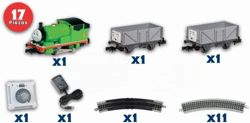 Vista 3 de Bachmann Trenes Thomas & Friends Percy RTR - Juego de tren eléctrico escala