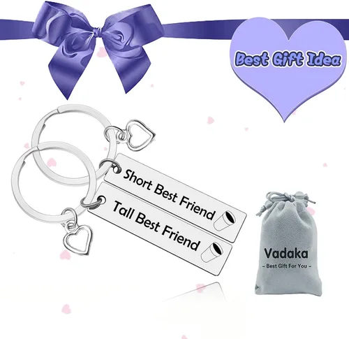 Vista 7 de Vadaka Llavero de amigos para mujeres, amantes del café, regalo de amistad, llavero para niñas, mejores hermanas, regalos de cumpleaños para mejores