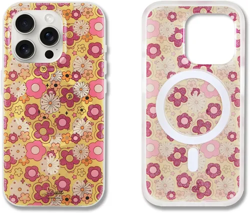 Vista 137 de Sonix x Barbie Funda para iPhone 15 Pro Compatible con MagSafe Probada para caídas de 10 pies Golden Hour