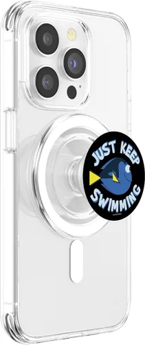 Vista 3 de Disney Pixar Buscando a Dory Just Keep Swimming PopSockets MagSafe PopGrip para iPhone