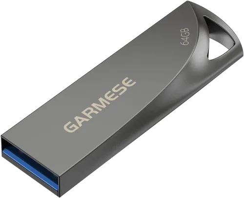 Vista 12 de Paquete de 5 unidades flash USB de 8 GB, unidad de pulgar USB 2.0 impermeable de metal, memoria delgada y duradera con llavero para PC, laptop
