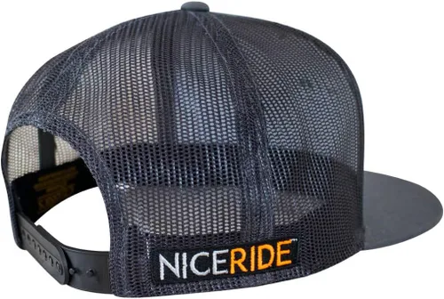 Vista 6 de Classic Palm Patch - Gorra de béisbol 6006 naranja neón Snapback Trucker, gorra plana de alto perfil para hombre, lavable a mano, parte trasera
