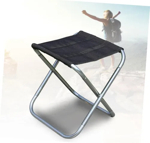 Vista 4 de Taburete plegable compacto para niños y niñas, silla de playa para acampar, silla plegable portátil