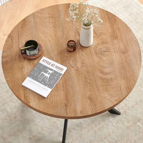 Vista 9 de Homedot Juego de mesa de comedor para 2, mesa de cocina de 3 piezas, juego de sillas de comedor redondas y negras para espacios pequeños, juego