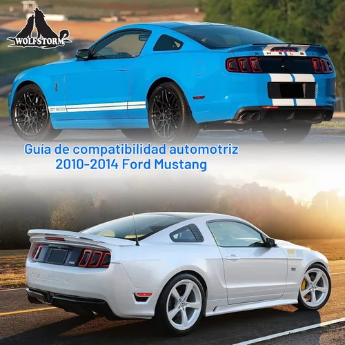 Vista 7 de WOLFSTORM Luz trasera LED para Ford Mustang 2010-2014 con diseño de función de señal de giro secuencial, luz de circulación diurna, montaje