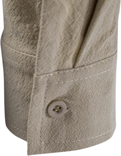 Vista 5 de Disfraz de pirata vikingo medieval renacentista para hombre, camisa de lino de manga larga, cuello en V, con cordones, cuello alto, camiseta retro