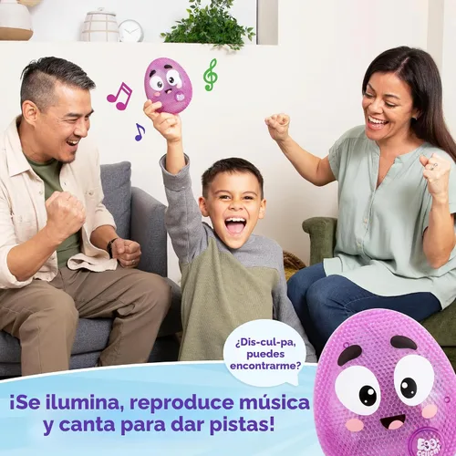 Vista 4 de Eggworthy by Relatable, el juego de escondite y busca apto para niños, juguetes para niños a partir de 3 años, incluye 1 juguete iluminado de huevo