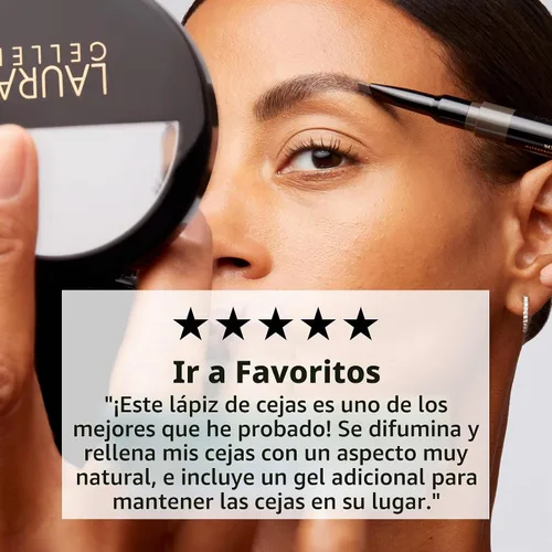 Vista 9 de LAURA GELLER NEW YORK Sculpt-n-Stay - Lápiz impermeable para cejas y gel - Rubio